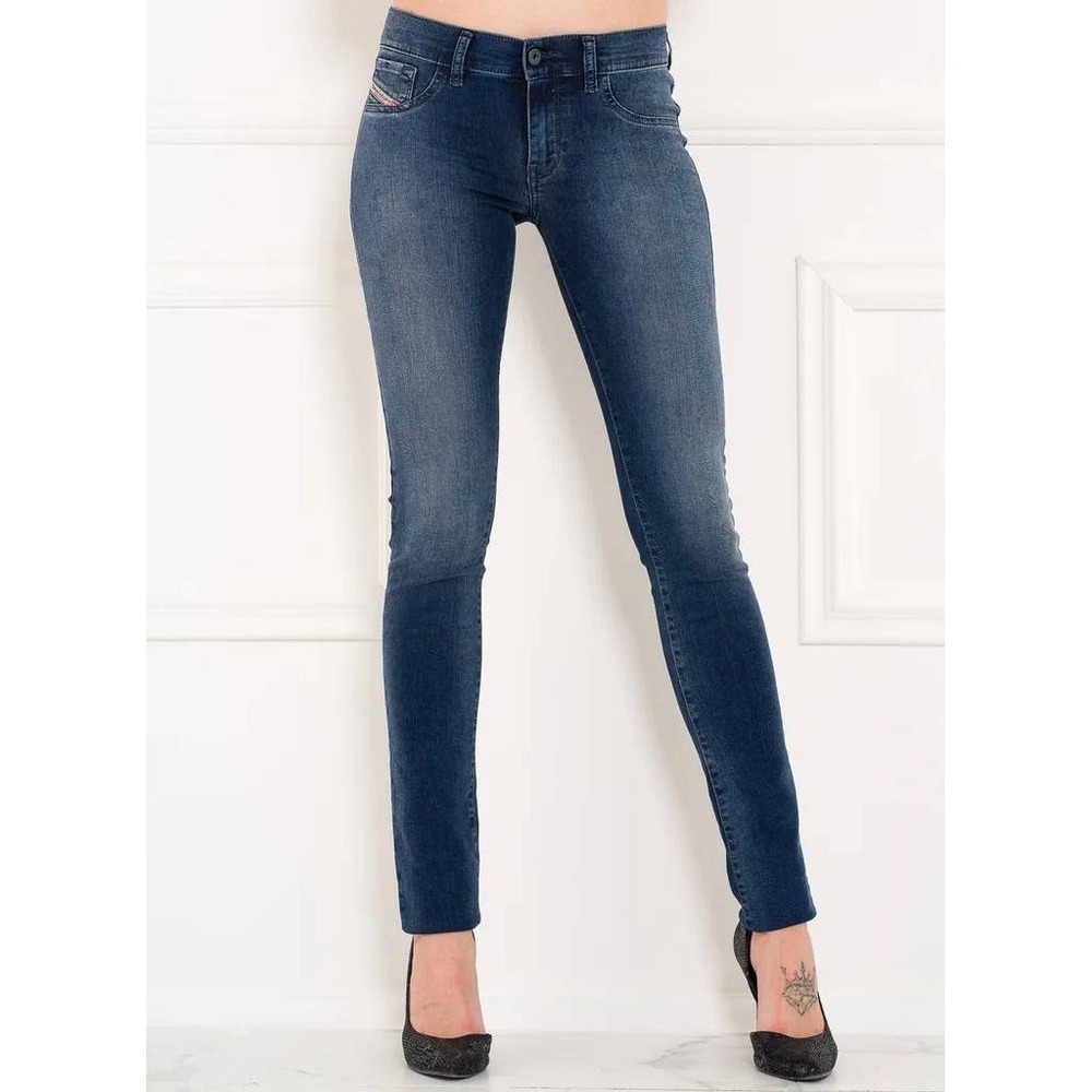 Diesel Livier Super Slim Jegging Jeans Low Rise W28‎ Stretch Dark Wash